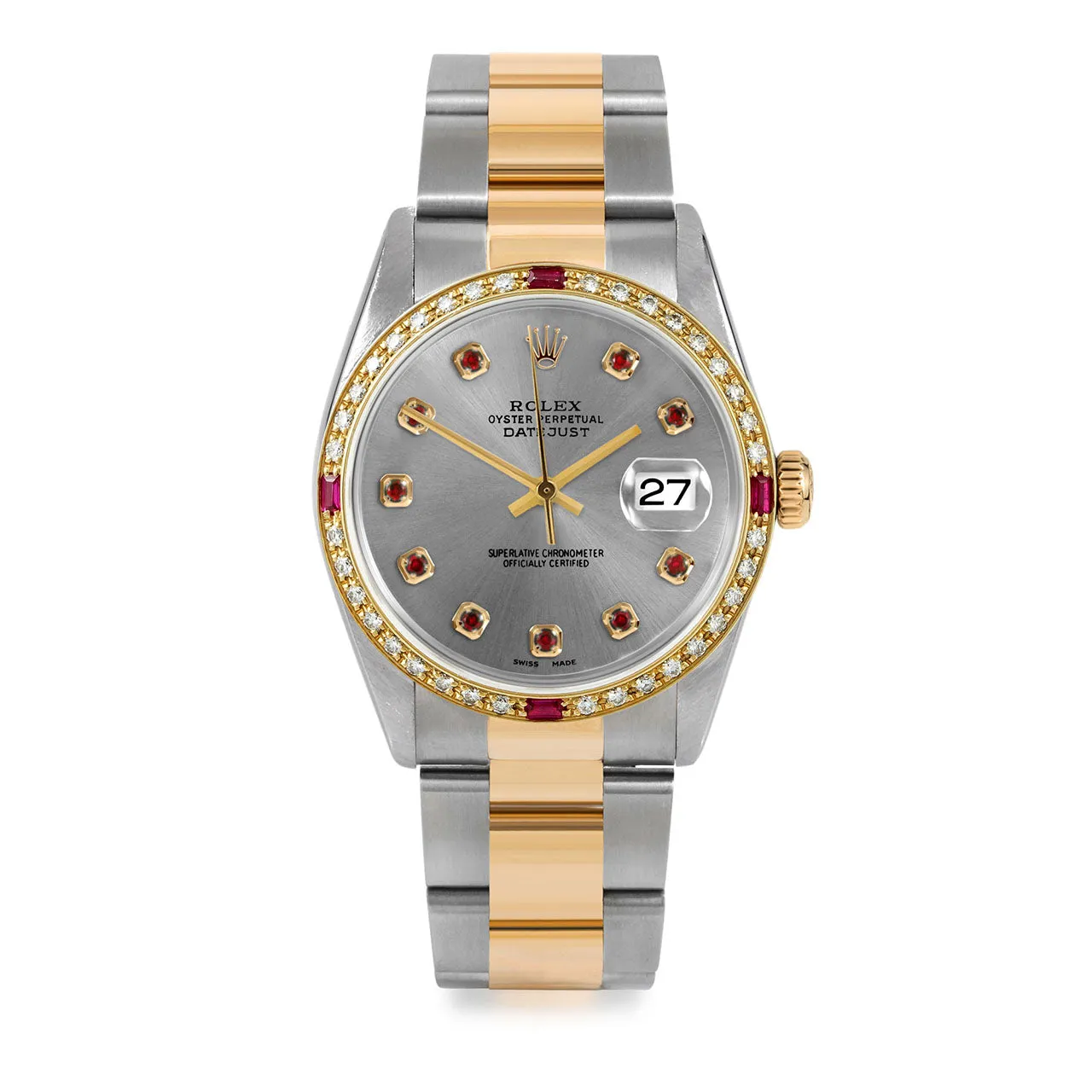 Rolex Datejust 36mm | 16233-SLT-RBY-AM-4RBY-OYS