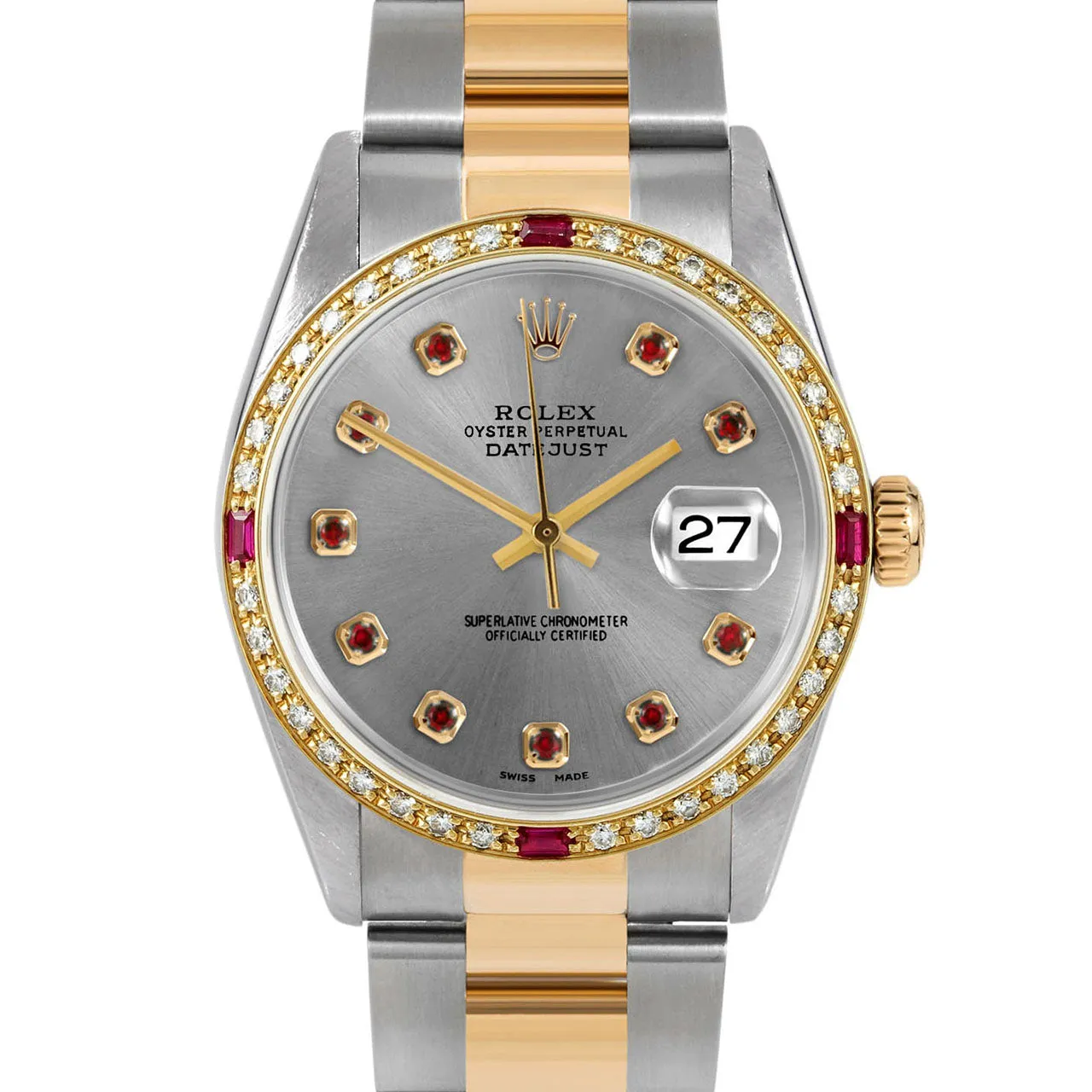 Rolex Datejust 36mm | 16233-SLT-RBY-AM-4RBY-OYS