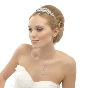 Sophia Crystal and Pearl Tiara