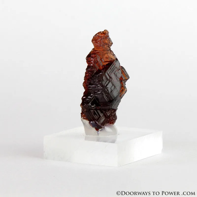 Spessartine Garnet Crystal Specimen Naturally Etched