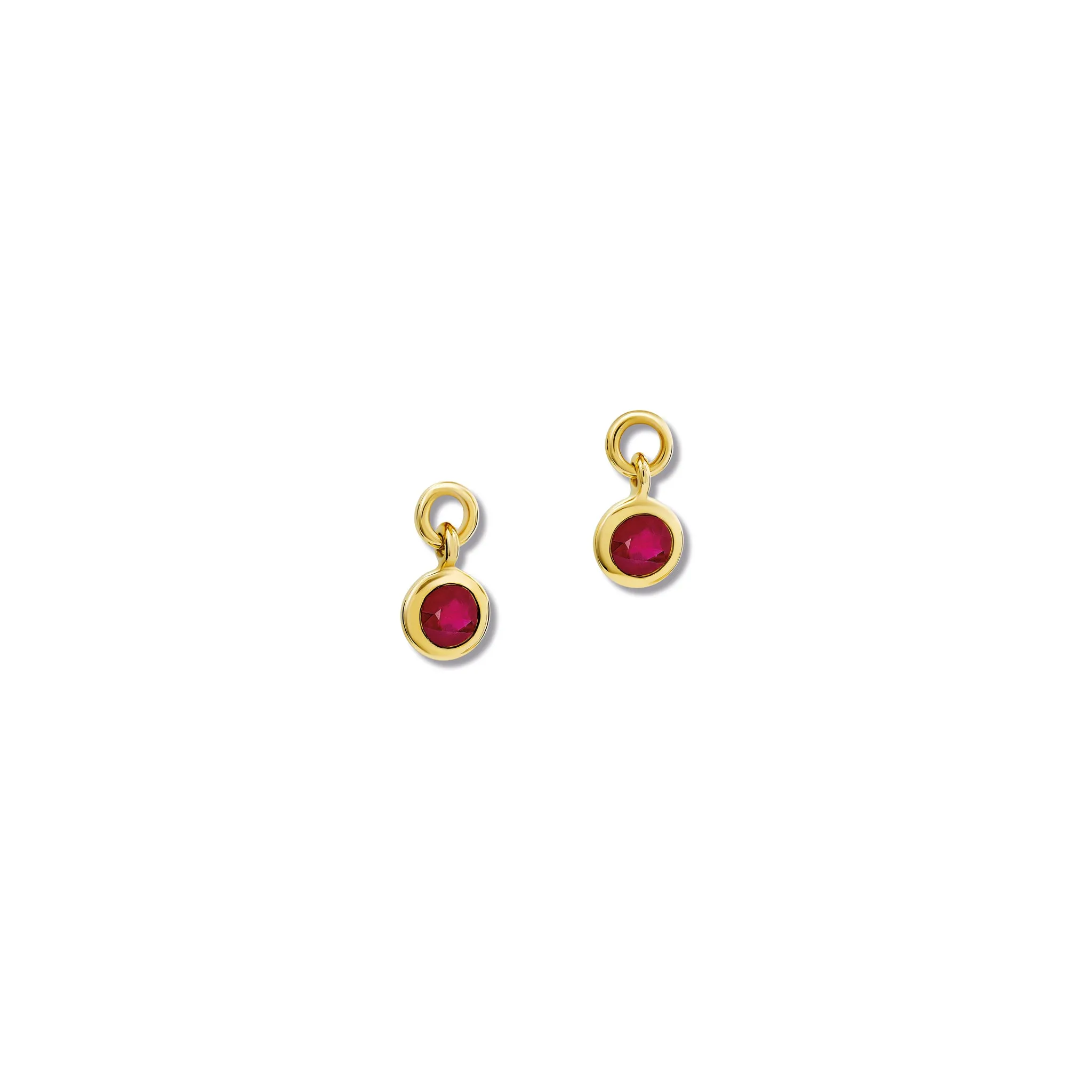 Talya Earring Drops 18ct Yellow Gold - Ruby