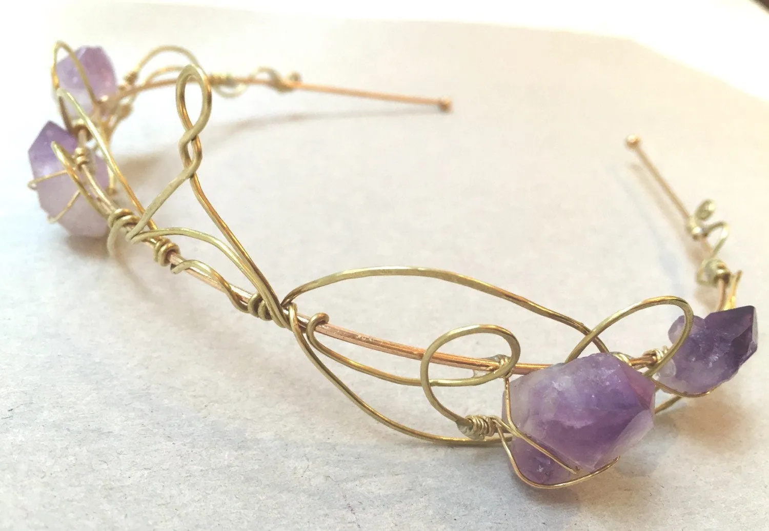 The EVELYN Amethyst Crown