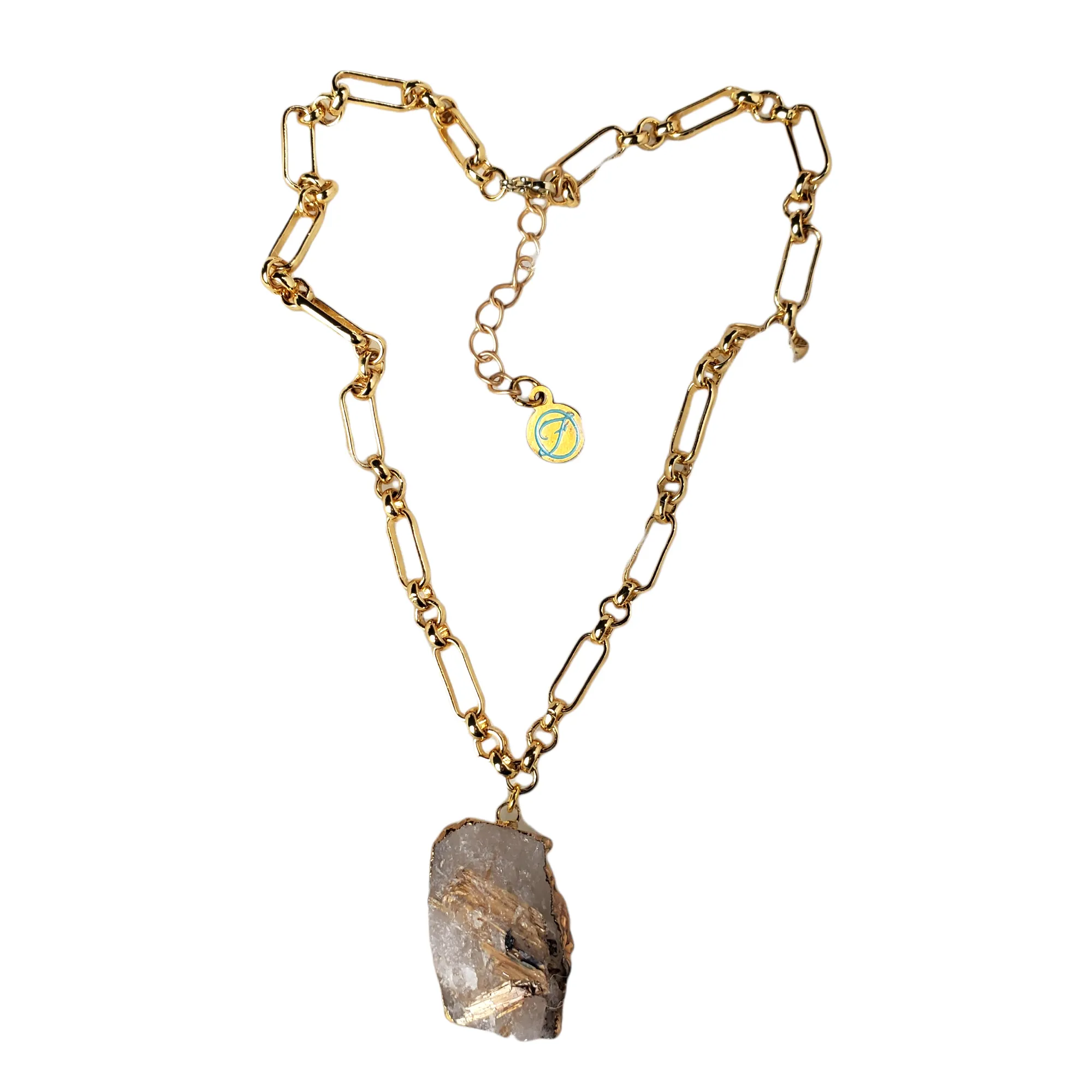 The Moxie Rutilated Quartz Necklace Collection