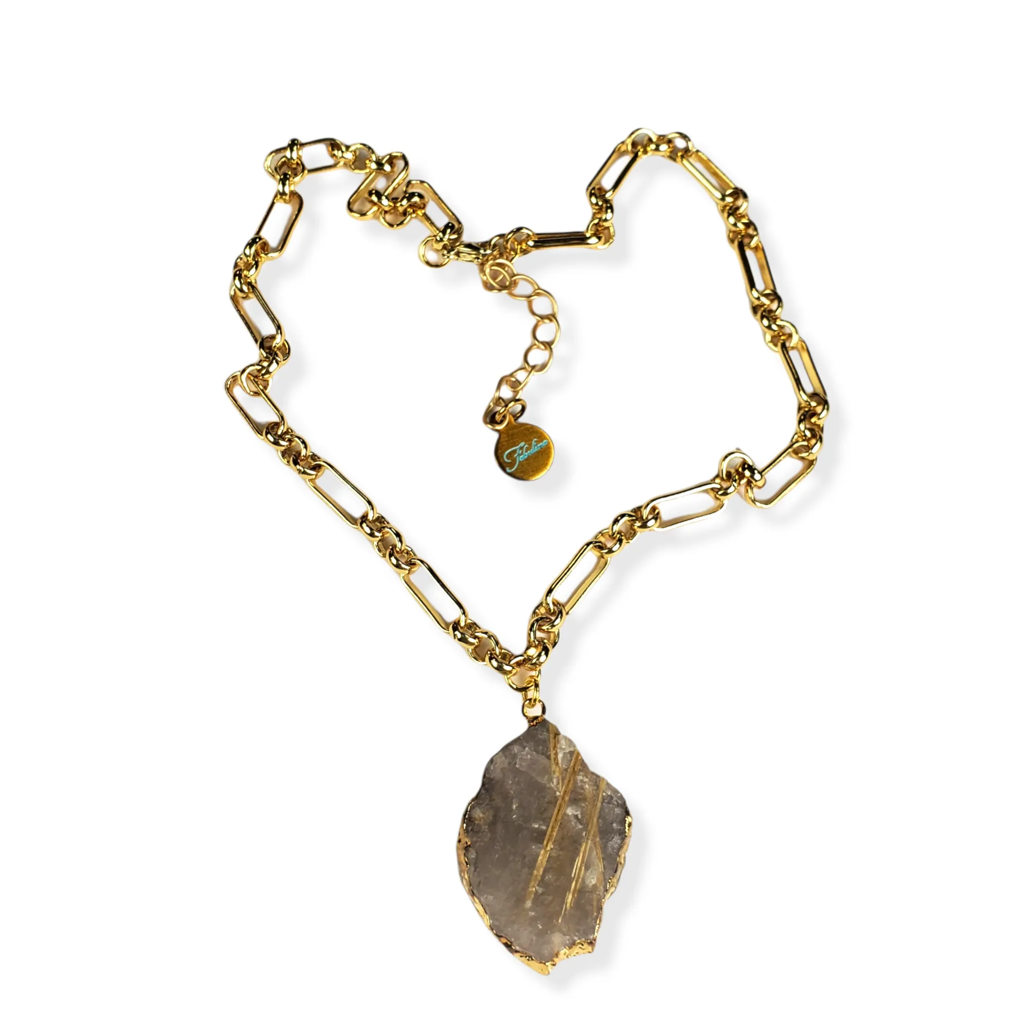 The Moxie Rutilated Quartz Necklace Collection