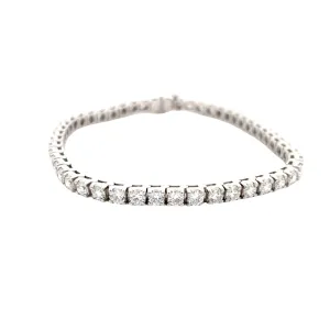 White GoldTennis LAB Diamond Tennis Bracelet