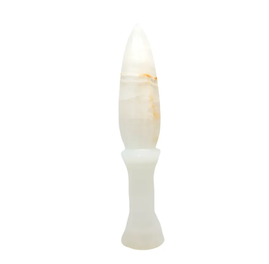 White Onyx Crystal Athame